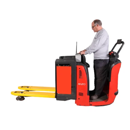 עגלת משטחים חשמלית שוקלת עם מפעיל ריבוע2048X2048