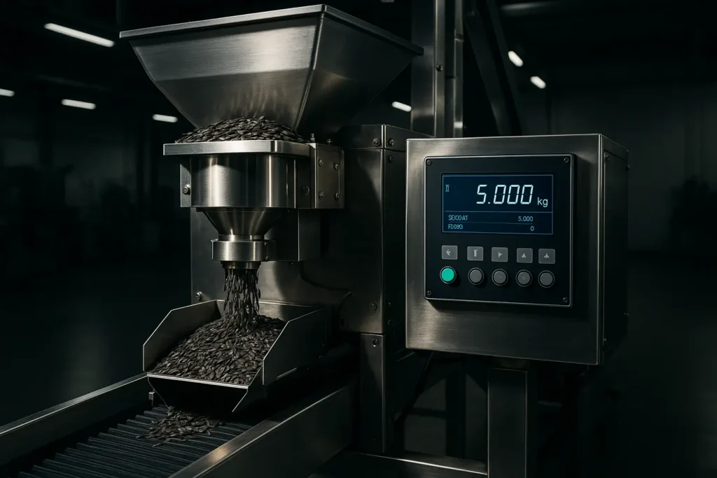 מכונת מינון חצי אוטומטית לגרעינים